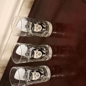 VINTAGE JFK Drinking Glasses total of  3